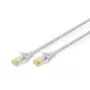 DIGITUS komutacinis kabelis - CAT6a - S/FTP - Snagless - Cu - 25m - pilkas