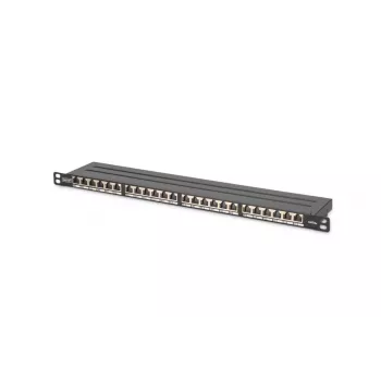 DIGITUS Patch panel CAT6a Shielded 24-port 0.5U (DN91624SSLEA)