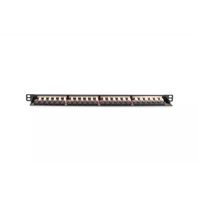 DIGITUS Patch panel CAT6a Shielded 24-port 0.5U (DN91624SSLEA)