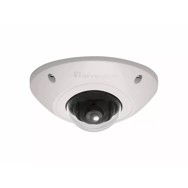 LevelOne GEMINI Fixed Dome IP tinklo kamera, 2 megapikseliai, 802.3af PoE, atspari vandalizmui, vidaus/lauko