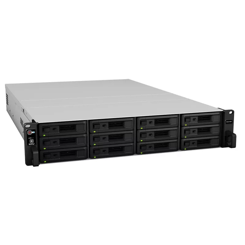 SYNOLOGY išplėtimo įrenginys Rx1217rp 2U 12 lizdų skirtas 2U montuojamai stotelei