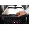 DIGITUS Modulinė 43,2 cm (17 colių) TFT konsolė su 1 prievado KVM, RAL 9005 juoda, Qwertzu vokiška