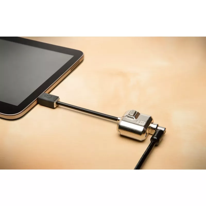 Kensington MiniSaver Mobile Keyed Lock, 1,8 m, Kensington, raktas, plokščias raktas, anglinis plienas, juoda