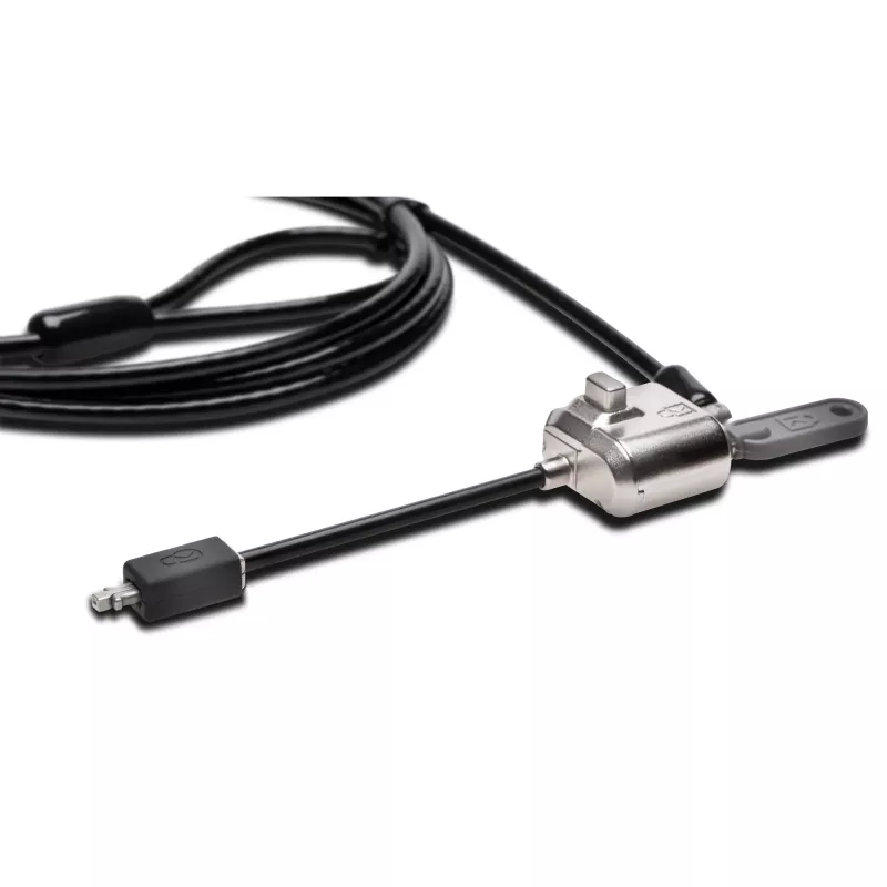 Kensington MiniSaver Mobile Keyed Lock, 1,8 m, Kensington, raktas, plokščias raktas, anglinis plienas, juoda