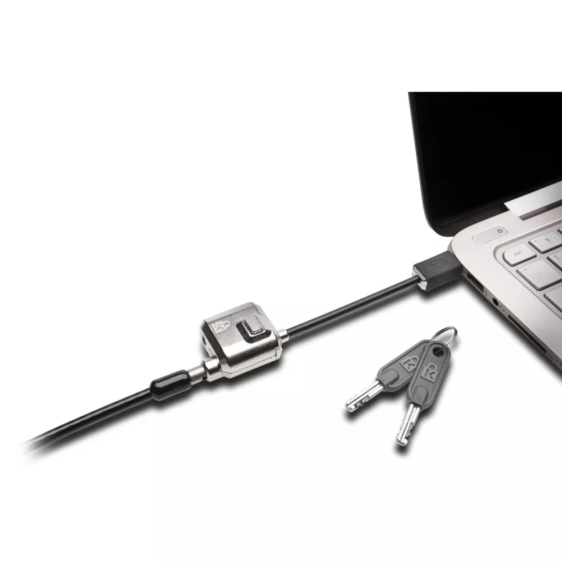 Kensington MiniSaver Mobile Keyed Lock, 1,8 m, Kensington, raktas, plokščias raktas, anglinis plienas, juoda