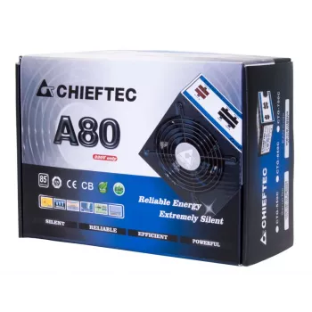 Chieftec CTG-550C maitinimo blokas 550 W 20+4 kontaktų ATX ATX juodas
