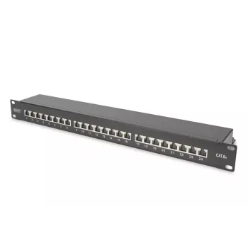 DIGITUS Professional CAT6A, EA klasė Patch Panel, ekranuotas