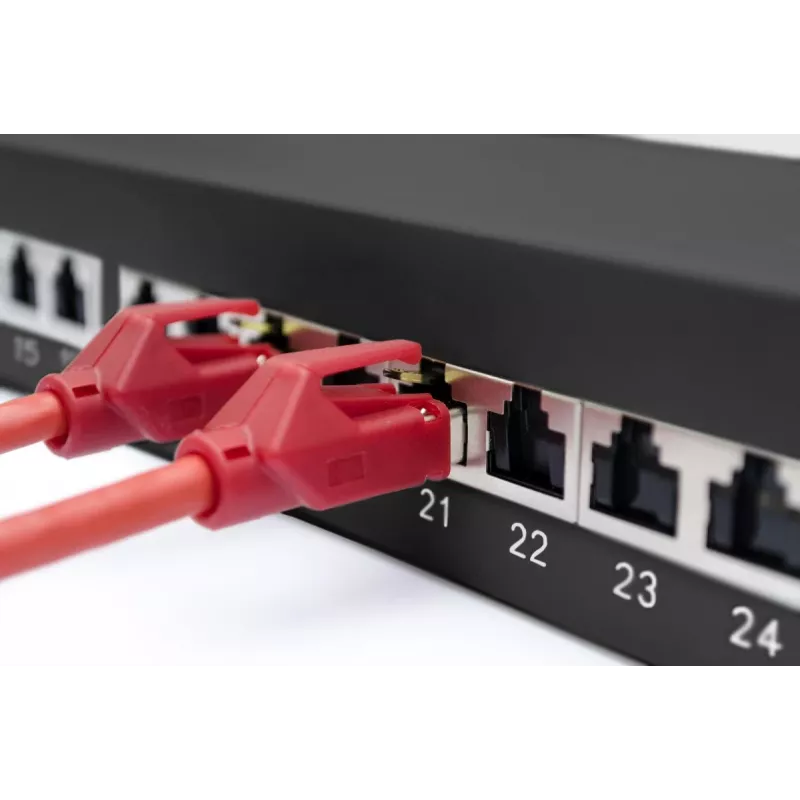 DIGITUS Professional CAT6A, EA klasė Patch Panel, ekranuotas