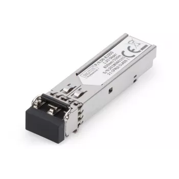 DIGITUS 1,25 Gbps SFP modulis, iki 550 m daugiamodis, LC dvipusis jungtis 1000Base-SX, 850 nm
