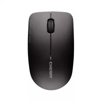 CHERRY MW 2400 belaidė pelė, juoda, USB, abiem rankoms tinkama, optinė, radijo dažnių belaidė, 1200 DPI, juoda