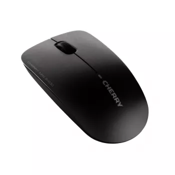 CHERRY MW 2400 belaidė pelė, juoda, USB, abiem rankoms tinkama, optinė, radijo dažnių belaidė, 1200 DPI, juoda