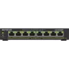 NETGEAR 8 prievadų Gigabit Ethernet PoE+ Plus komutatorius (GS308EP) valdomas L2/L3 Gigabit Ethernet (10/100/1000) maitinimas per Ethernet (PoE) juodas