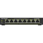 NETGEAR 8 prievadų Gigabit Ethernet PoE+ Plus komutatorius (GS308EP) valdomas L2/L3 Gigabit Ethernet (10/100/1000) maitinimas per Ethernet (PoE) juodas