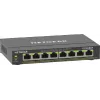 NETGEAR 8 prievadų Gigabit Ethernet PoE+ Plus komutatorius (GS308EP) valdomas L2/L3 Gigabit Ethernet (10/100/1000) maitinimas per Ethernet (PoE) juodas