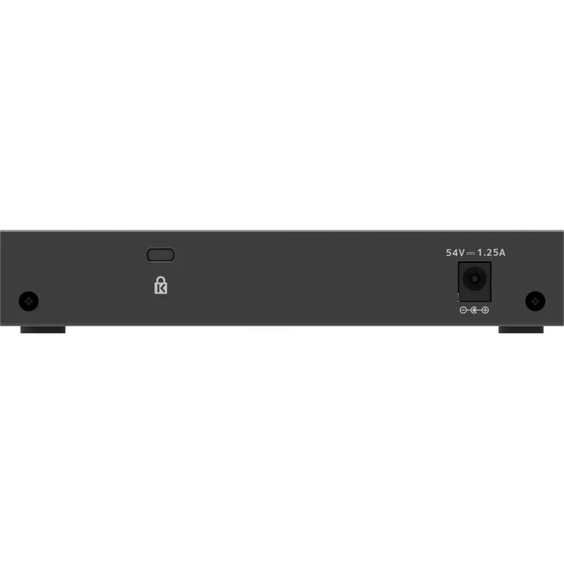 NETGEAR 8 prievadų Gigabit Ethernet PoE+ Plus komutatorius (GS308EP) valdomas L2/L3 Gigabit Ethernet (10/100/1000) maitinimas per Ethernet (PoE) juodas