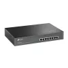 TP-Link TL-SG1008MP Nevaldomas Gigabit Ethernet (10/100/1000) Power over Ethernet (PoE) 1U Juodas