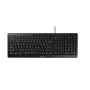 CHERRY STREAM klaviatūra, biuro, USB, QWERTY, JAV anglų k., juoda