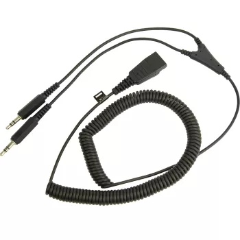 Jabra kompiuterio laidas - QD į 2x3,5mm