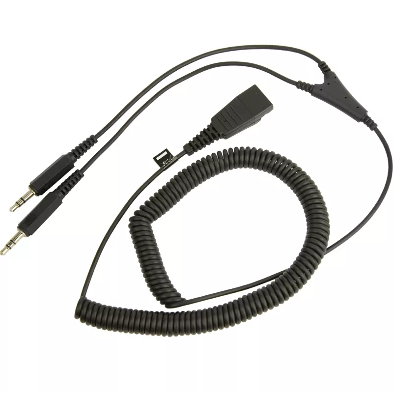 Jabra kompiuterio laidas - QD į 2x3,5mm
