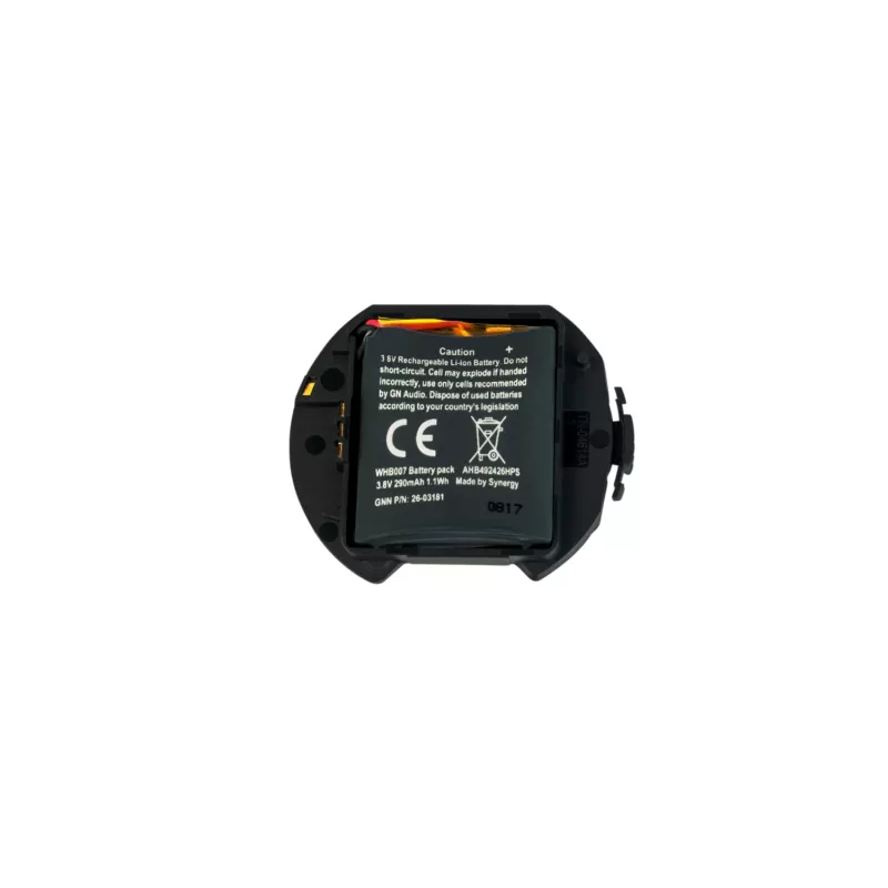 Jabra Engage baterijos paketas, Baterija, Juoda