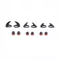 „Jabra Evolve 75e“ priedų rinkinys, ausinės pagalvėlė, gelis, juoda, raudona