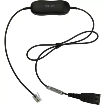Jabra GN1221 garso ribotuvas QD į RJ9, laidas, juodas