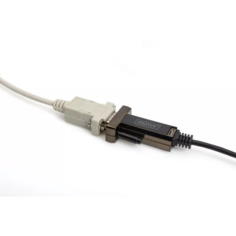 DIGITUS USB Type C 2.0 į nuoseklųjį keitiklį, DSUB 9M 1 m laidas