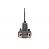 DIGITUS USB Type C 2.0 į nuoseklųjį keitiklį, DSUB 9M 1 m laidas