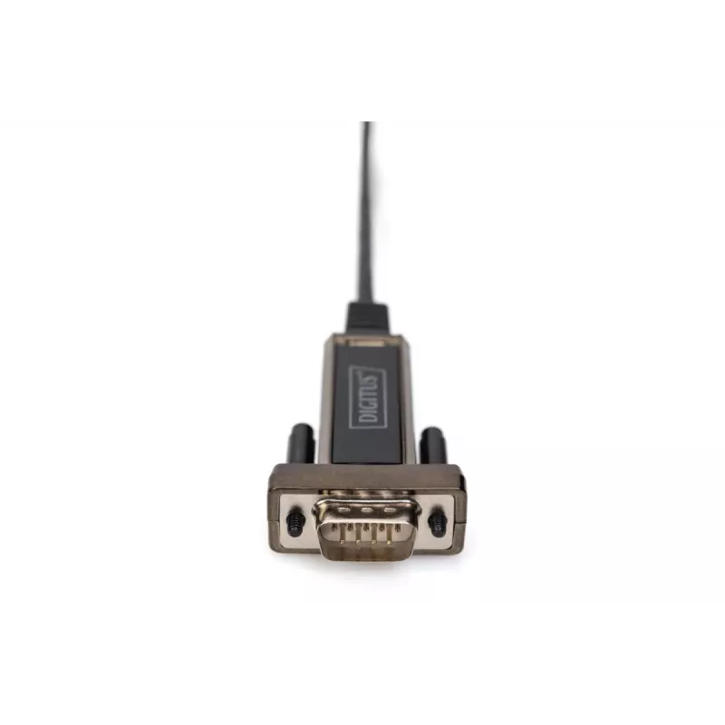 DIGITUS USB Type C 2.0 į nuoseklųjį keitiklį, DSUB 9M 1 m laidas