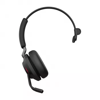 Jabra Evolve2 65 USB-C UC Mono - Juoda, Belaidis, Biuras/Skambučių centras, 20 - 20000 Hz, 99,2 g, Ausinės, Juoda