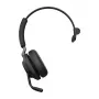 Jabra Evolve2 65 USB-C UC Mono - Juoda, Belaidis, Biuras/Skambučių centras, 20 - 20000 Hz, 99,2 g, Ausinės, Juoda