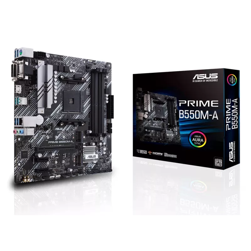 Pagrindinė plokštė ASUS PRIME B550M-A AMD B550 lizdas AM4 mikro ATX