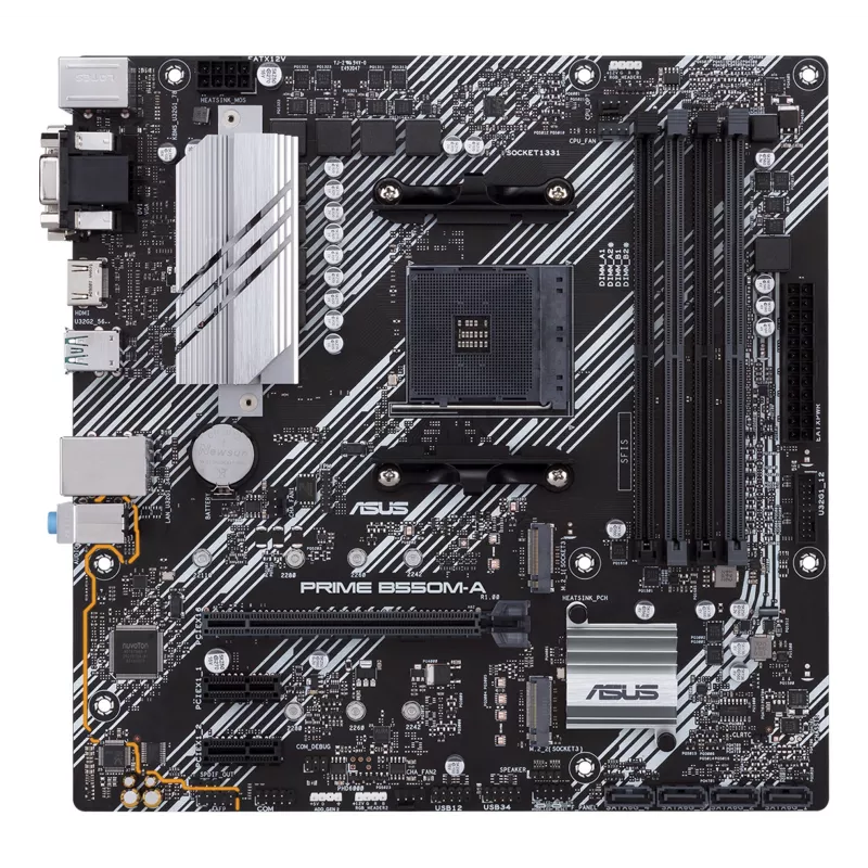 Pagrindinė plokštė ASUS PRIME B550M-A AMD B550 lizdas AM4 mikro ATX