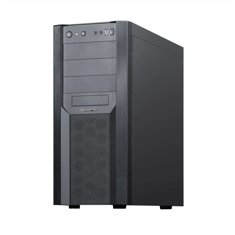 PC korpusas CHIEFTEC CW-01B-OP Tower Juoda — SPCC, 7×3,5 colio nišos, 7×2,5 colio nišos, 3×5,25 colio nišos, iki 410 mm GPU