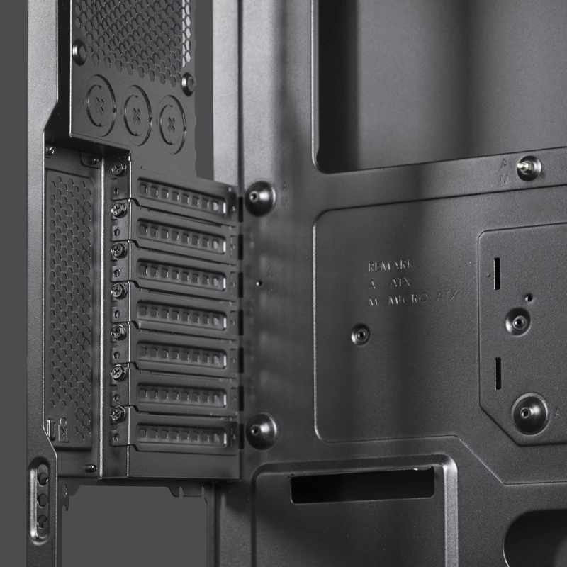 PC korpusas CHIEFTEC CW-01B-OP Tower Juoda — SPCC, 7×3,5 colio nišos, 7×2,5 colio nišos, 3×5,25 colio nišos, iki 410 mm GPU