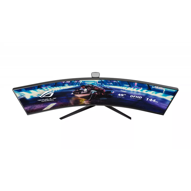 ASUS ROG Strix XG49VQ kompiuterio monitorius 124,5 cm (49 colių) 3840 x 1080 pikselių „UltraWide Full HD“ LED juodas