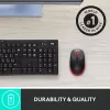 „Logitech M190“ belaidė pelė USB raudona