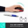 „Logitech M190“ belaidė pelė USB raudona