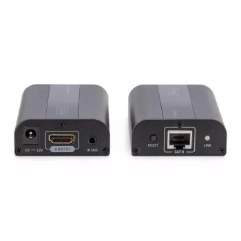 DIGITUS 4K HDMI Extender rinkinys, HDMI 2.0 30/60 m per tinklo kabelį (CAT6, 6a, 7), UHD 4K2K/60 Hz