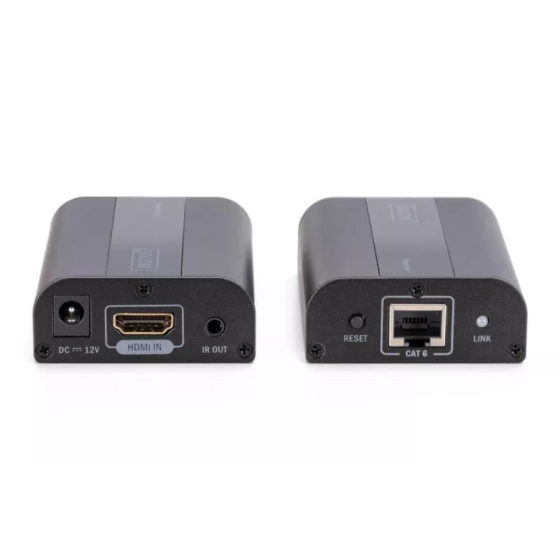 DIGITUS 4K HDMI Extender rinkinys, HDMI 2.0 30/60 m per tinklo kabelį (CAT6, 6a, 7), UHD 4K2K/60 Hz