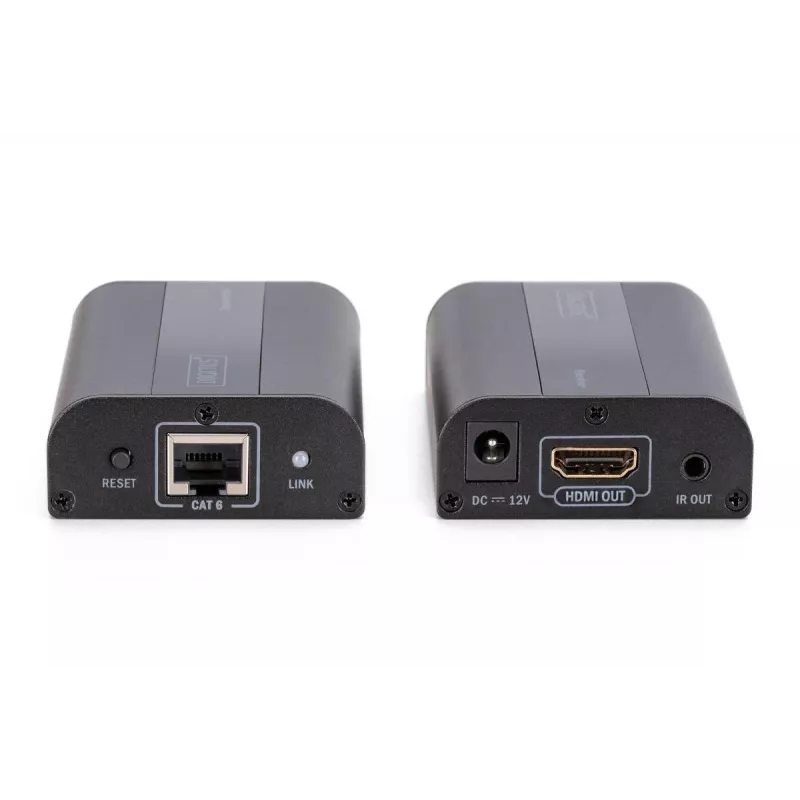 DIGITUS 4K HDMI Extender rinkinys, HDMI 2.0 30/60 m per tinklo kabelį (CAT6, 6a, 7), UHD 4K2K/60 Hz