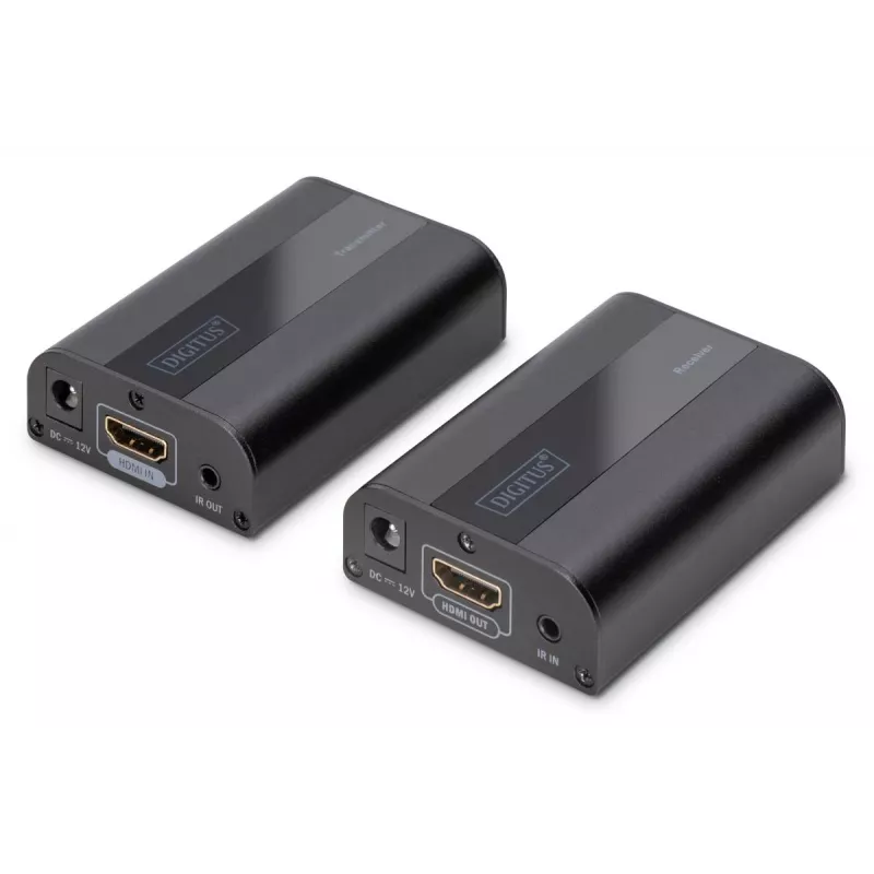 DIGITUS 4K HDMI Extender rinkinys, HDMI 2.0 30/60 m per tinklo kabelį (CAT6, 6a, 7), UHD 4K2K/60 Hz