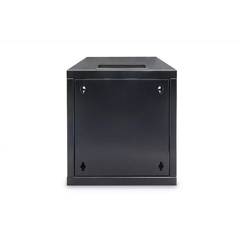 DIGITUS sieninė spinta 254 mm (10 col.) 6U sieninė spinta 330x312x300 mm, spalva juoda (RAL 9005)