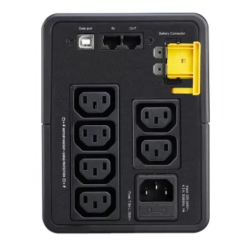 APC Back-UPS, 950VA, Bokštinis, 230V, 6 IEC C13 lizdai, AVR, Line-Interactive, 0,95 kVA, 520 W, Sinusoidė, 140 V, 300 V