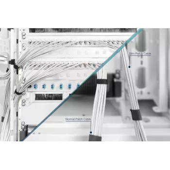 DIGITUS plonas komutacinis kabelis - CAT6 - U/FTP - Snagless - Cu - 10m - Pilka