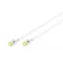 DIGITUS Plonas komutacinis kabelis - CAT6A - U/FTP - Snagless - Cu - 10m - Pilka