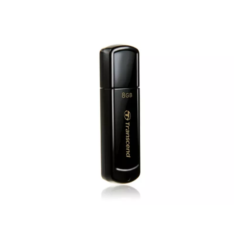 TRANSCEND Jetflash 350 - 8 GB USB atmintukas - USB 2.0 - Juoda