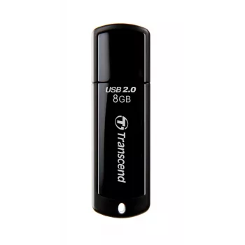 TRANSCEND Jetflash 350 - 8 GB USB atmintukas - USB 2.0 - Juoda