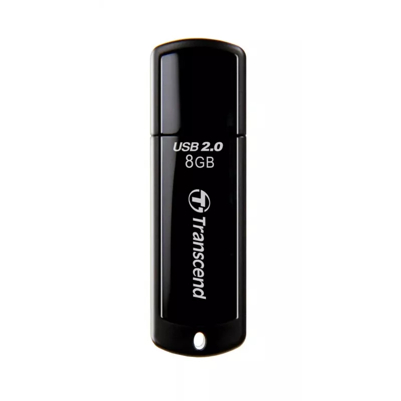 TRANSCEND Jetflash 350 - 8 GB USB atmintukas - USB 2.0 - Juoda