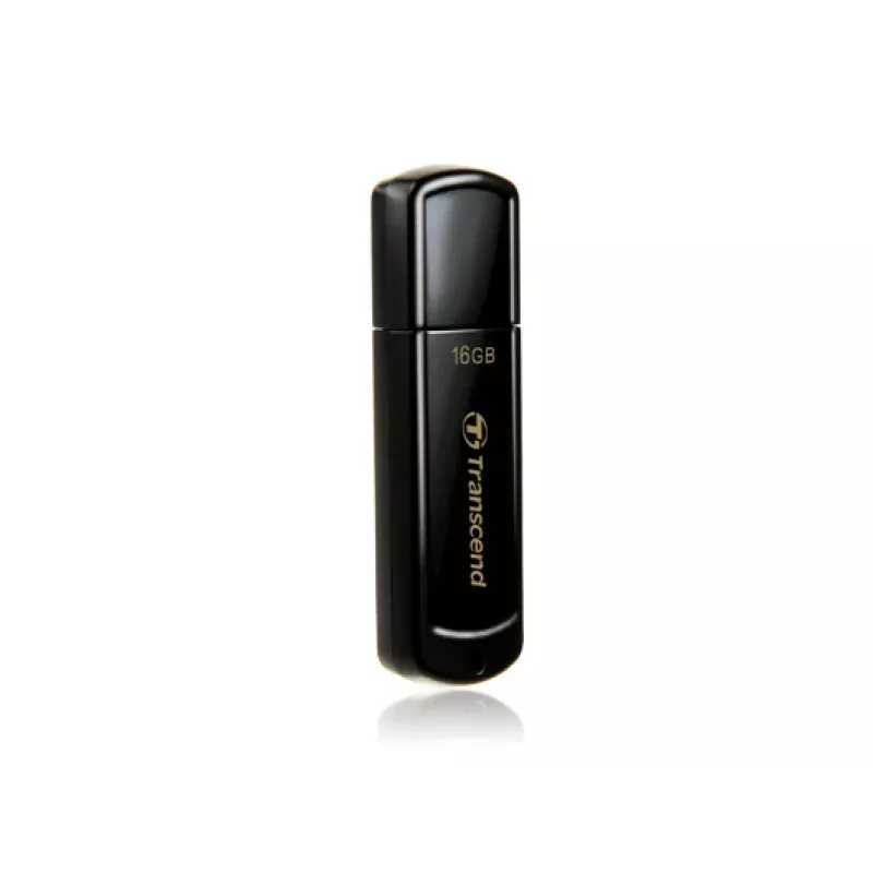 TRANSCEND Jetflash 350 - 16GB USB atmintukas - USB 2.0 - juodas